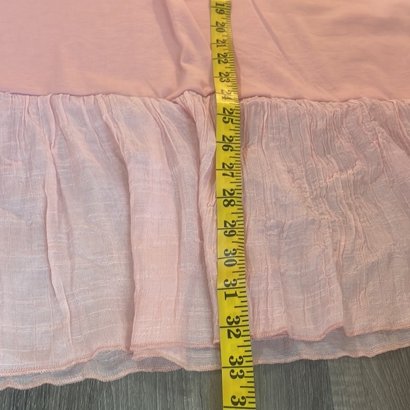 Pretty Angel Pink ruffled long sleeve mini dress,cover, small - Picture 6 of 7